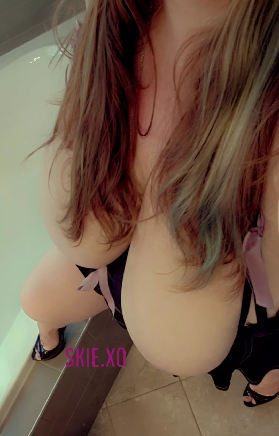 Enjoy my massive tits 😏 posted by skie_xo