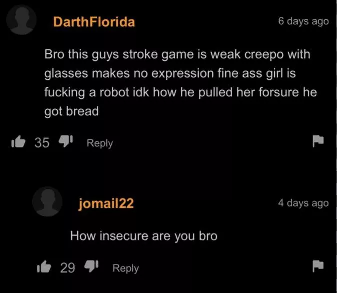 How insecure are you posted by FlixMage