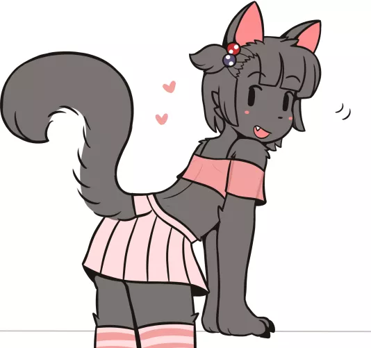 i drew a furry cat (Twitter - Chabooey1) by Chabooey