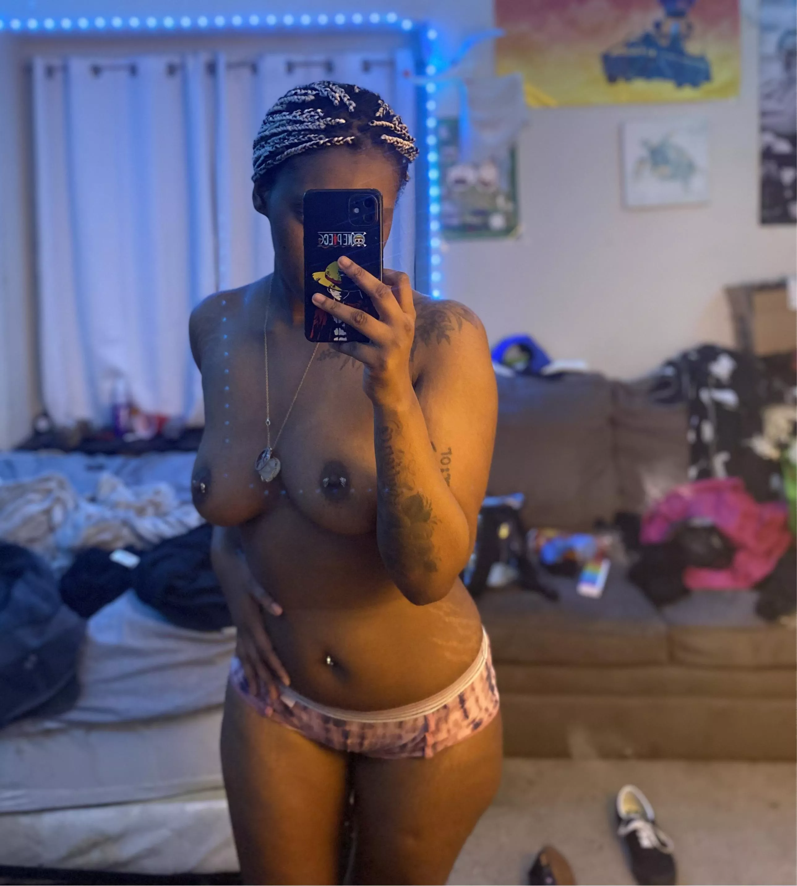 I get home from work & immediately gotta lose the clothes posted by bbgbadaf