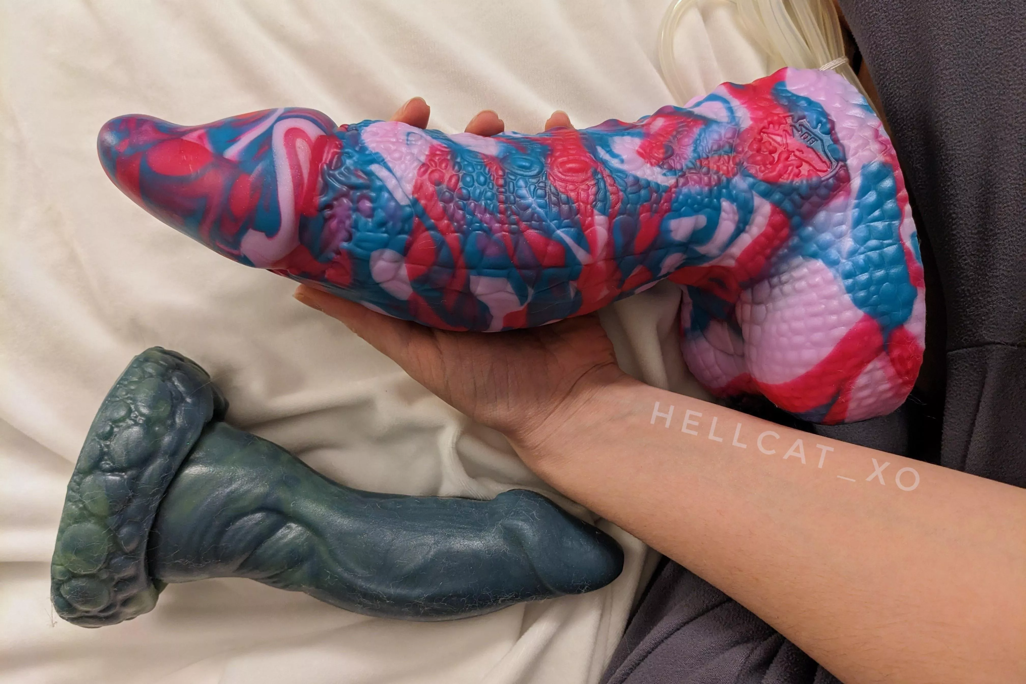 I giggle every time I think about how these are both size medium posted by hellcat_xo