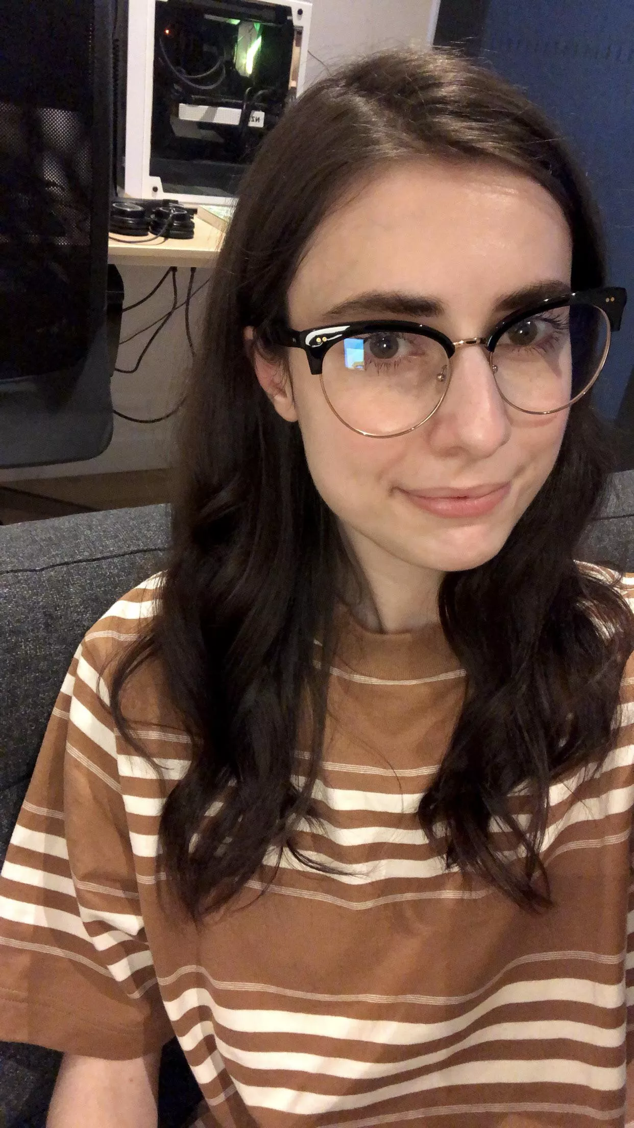 I look so young without my makeup & tattoos covered 😭 posted by bigsadcheems