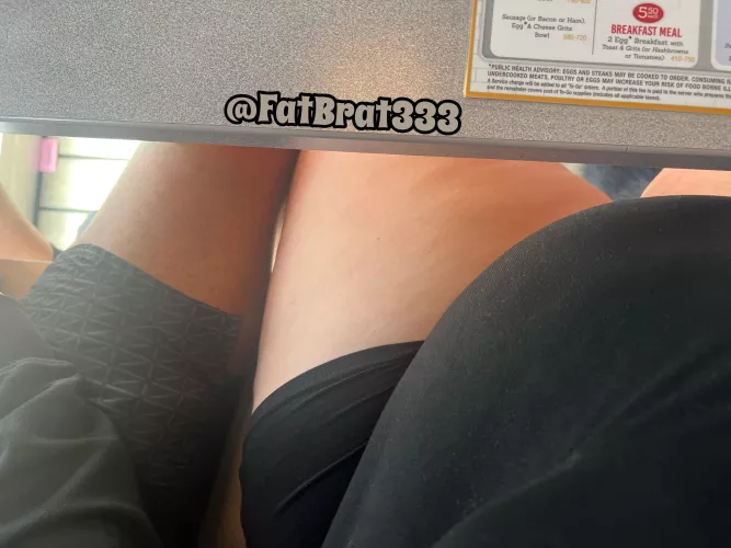 looks like I don’t have much room left in these booths 🥵🐷 I’m really turning into a fat PIG 😩 by FatBrat333