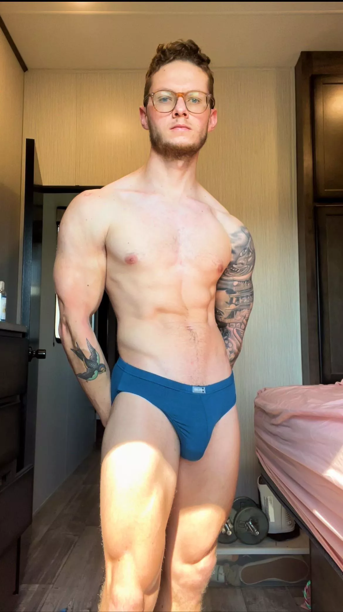 New briefs, same bulge 😜 posted by ben_ryan_official