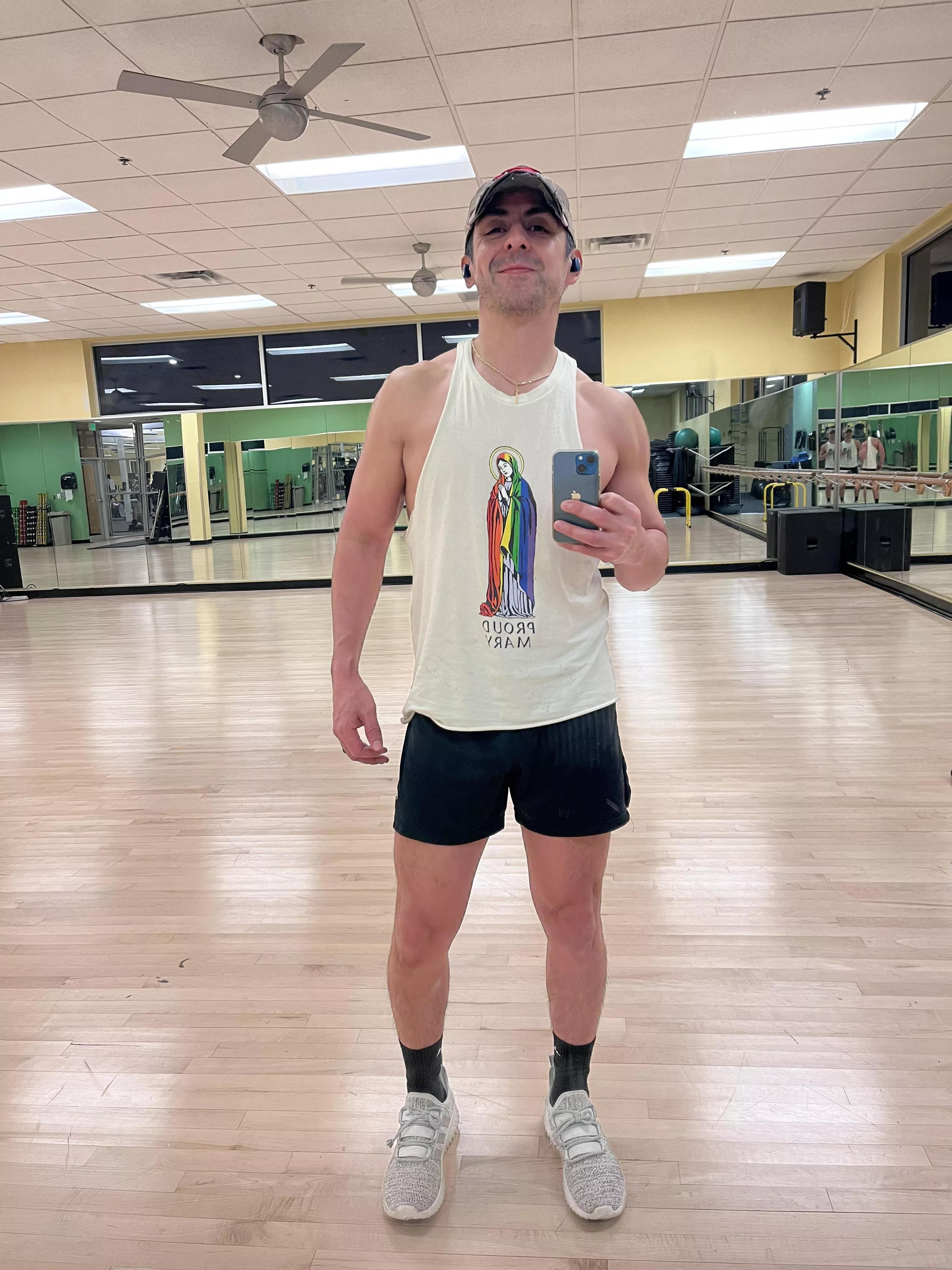 One of my favorite gym shirts! Lol Whose instrument of inspiration are you today?? posted by Brief_Mode2746