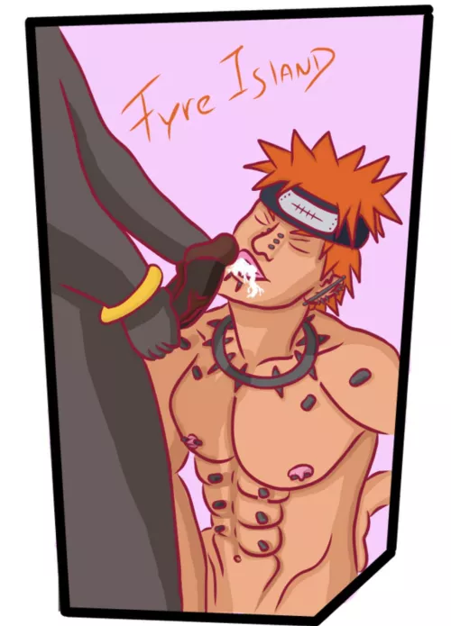 Pain looks a little different here (Naruto) by Fyre_Island