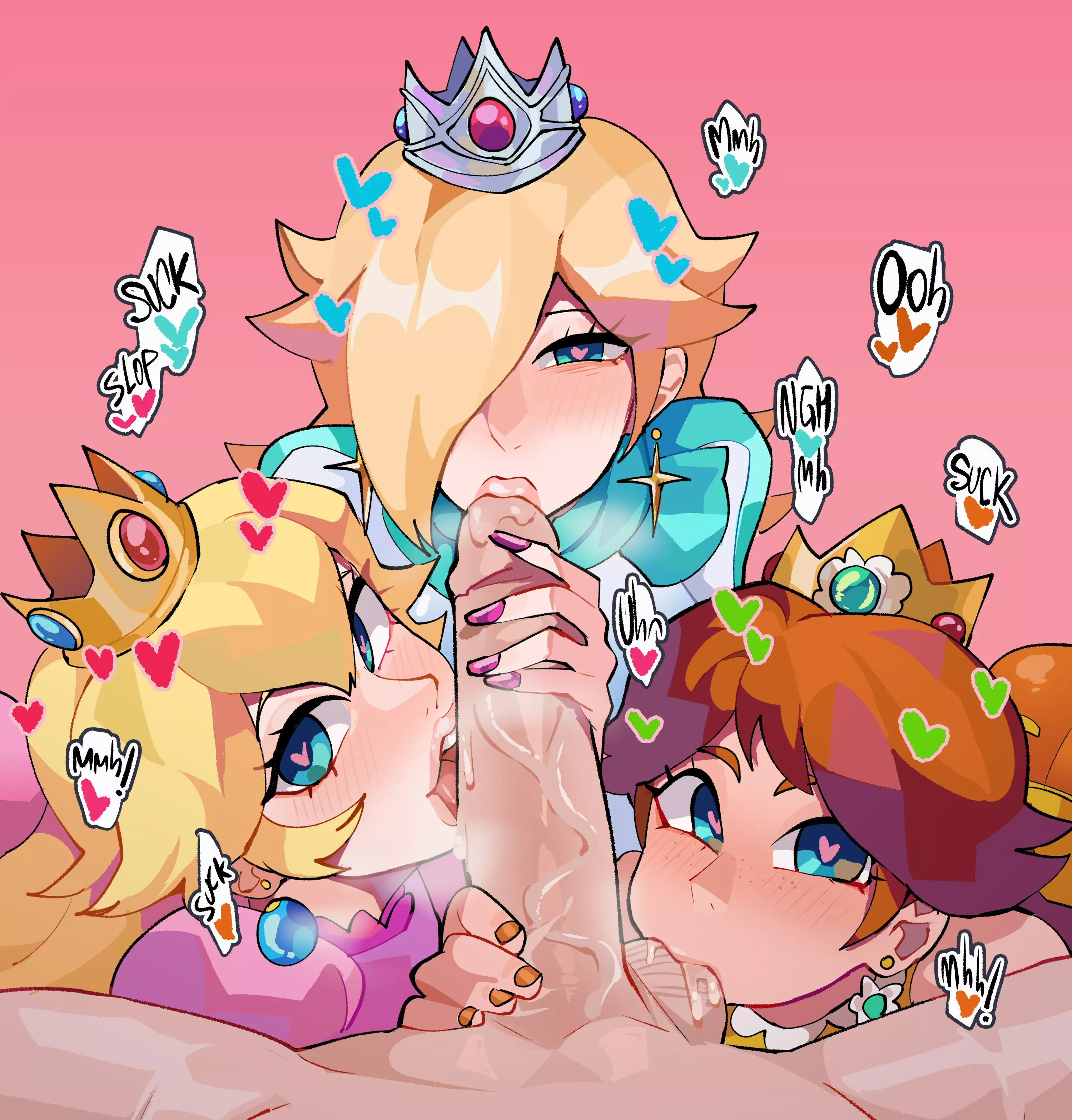 Peach, Rosalina & Daisy (Differland) posted by ObserveAndHerve