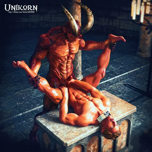 possesed by a demon :3 ( by me ) by GayetiStudio