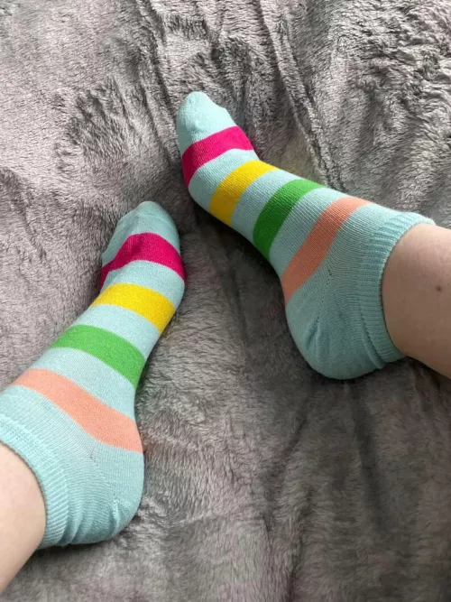 Rainbow stripes for sale 🌈 Let me know what you think! $10 with shipping included by Such_Curve_2087