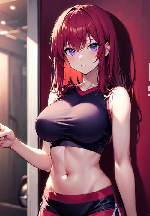 Redhead Midriff by CheetahSperm18