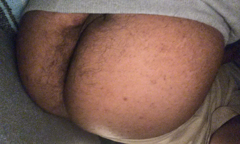 Thick, hairy, juicy. Who wants a bite? by WaffleSinner