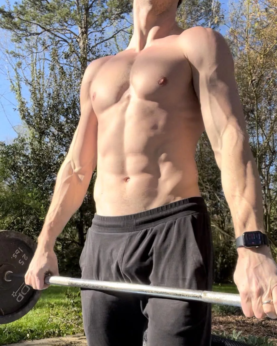 Too nice to stay inside. posted by Shred_and_Bread