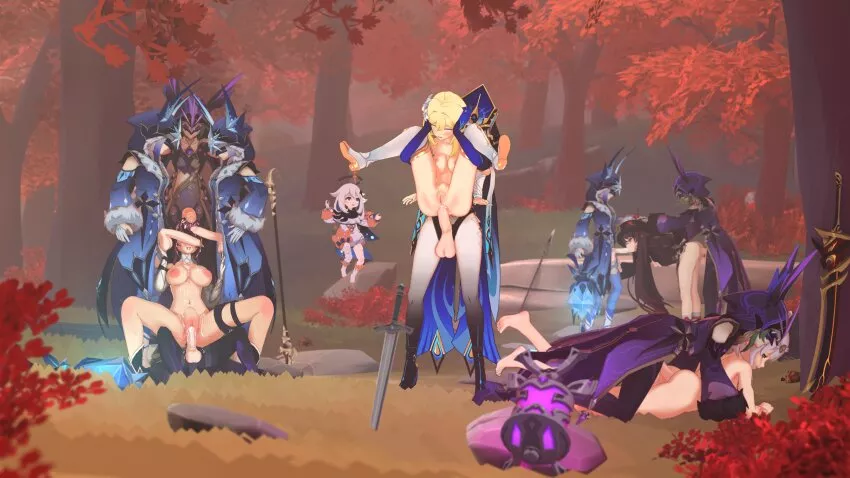 When the party gets ambushed. (sirwobligobble) posted by Miralusa