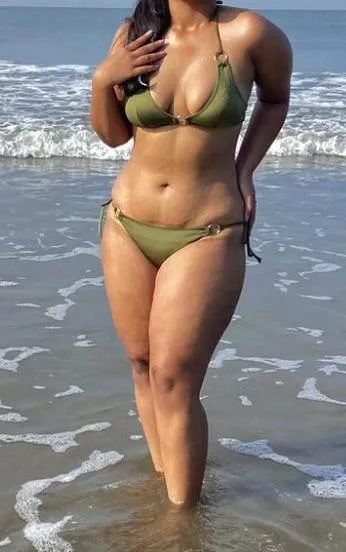 Who would lust after my desi slut on the beach and make her pay for it later? posted by kzws4