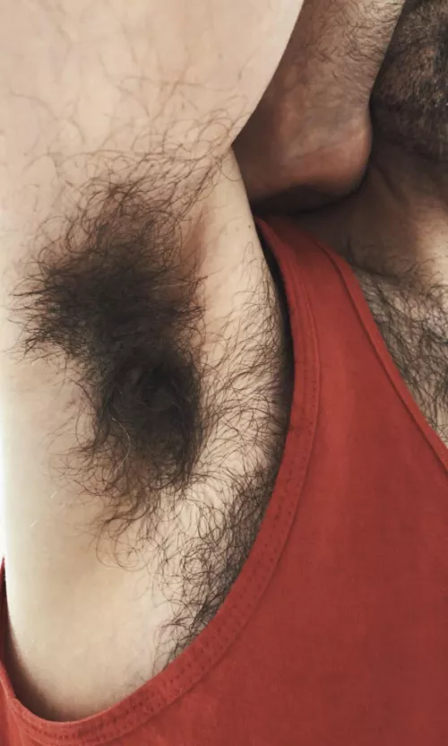 Wore a tank at the gym, saw all you hungry fuckers staring at my hairy pits, gave plenty of smirks and winks. I know what you want. You’re welcome. by jerseyjaxoff