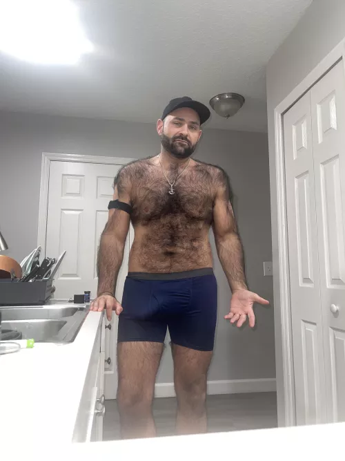 Would you cheat on a 6’3 hairy daddy like me? My girl did. Her loss I guess? by Myteetharedry69