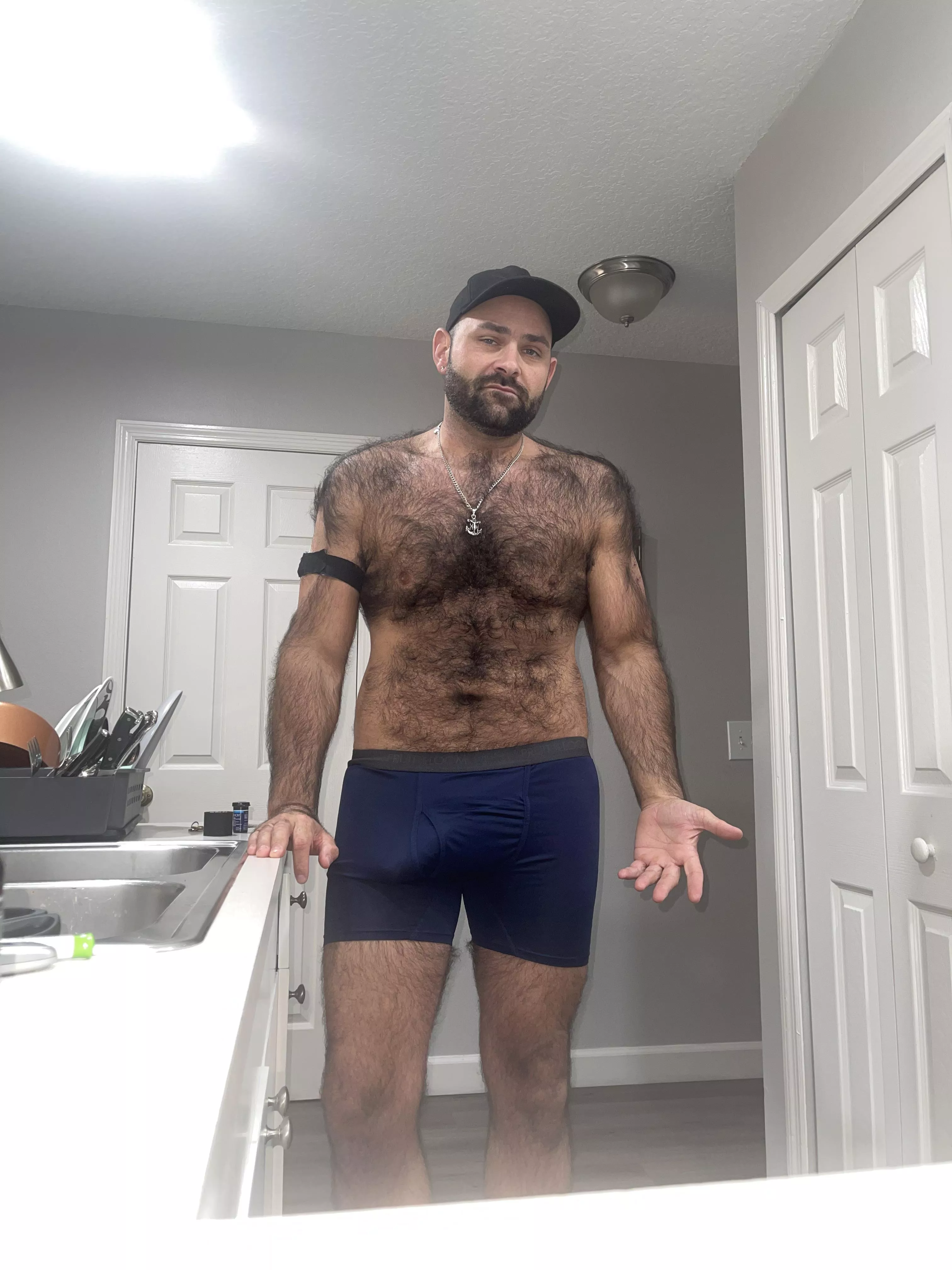 Would you cheat on a 6’3 hairy daddy like me? My girl did. Her loss I guess? posted by Myteetharedry69