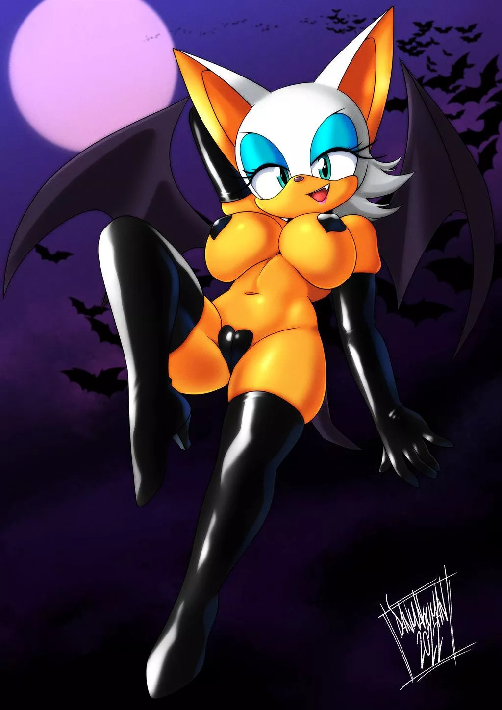 A bat in the night[danmakuman] posted by BetterSonicScourge