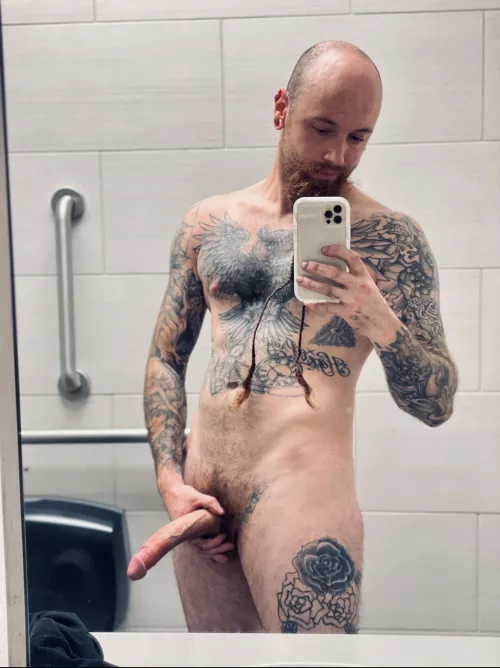 Changing at work 🥵 by Visible-Purchase-281