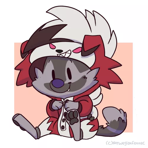 DL's Midnight Lycanroc Kigu [NorwegianFennec] by DL2828