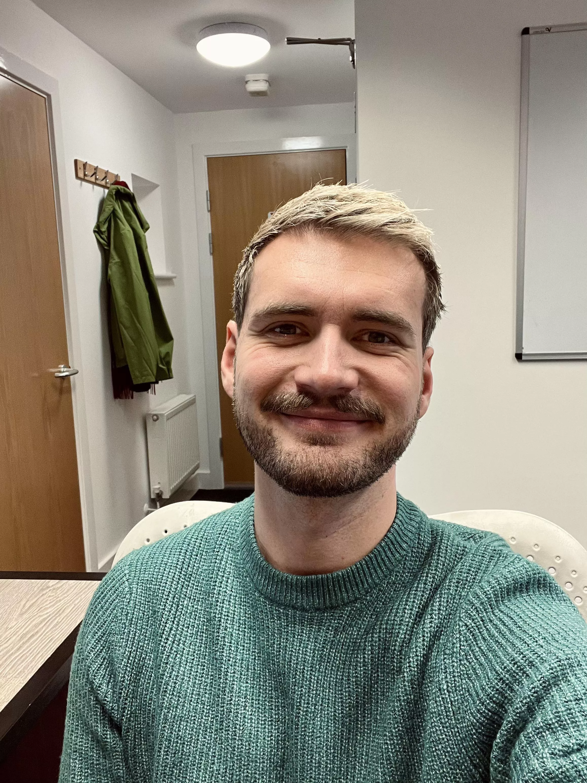 Feel almost back to normal after a haircut and beard trim 😌 posted by awitlesssir