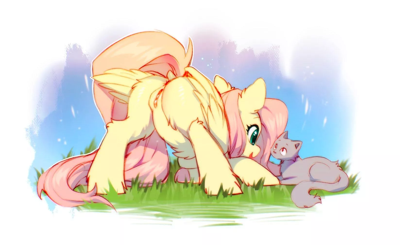 Fluttershy (Swaybat) posted by Herrenvolkk