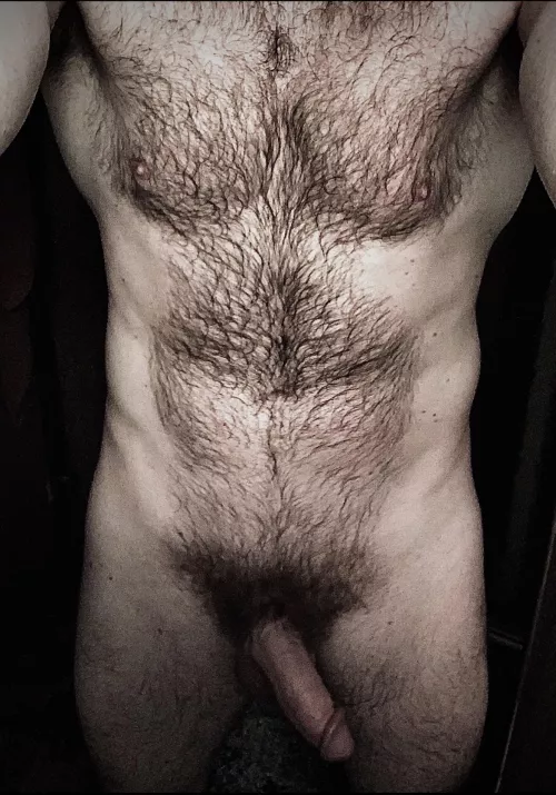 Fresh out of the shower by fithairydude