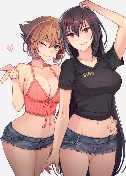 Hotpants galore [Kancolle] by namiaiman