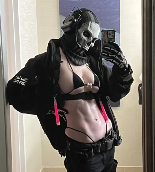 I cosplayed Ghost from MW2 :) by JennaLynnMeowri