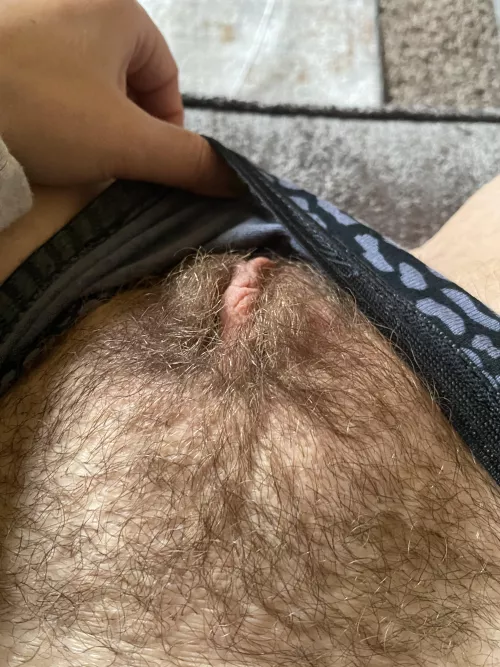 I know you’d be excited to see a hairy pussy under my panties (: my clit is dying to be rubbed by SpitInMyMouth420_