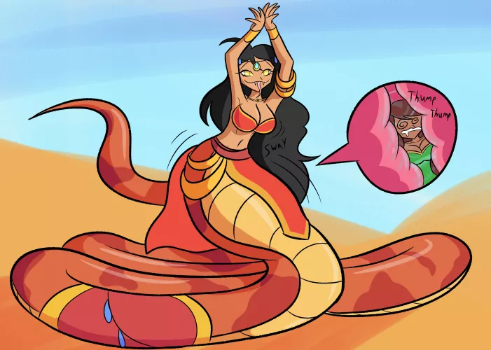 {Image} Snakey bellydance (Art by JackMunchy) by JackMunchy