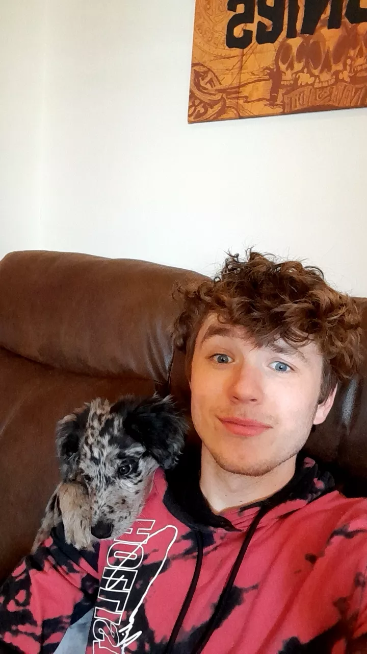 Its a puppy cuddle kinda day! posted by BrbMakingACuppaT