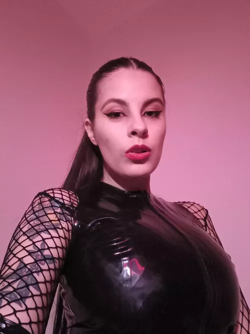 Latex & fishnet combo 🖤 by marketaves