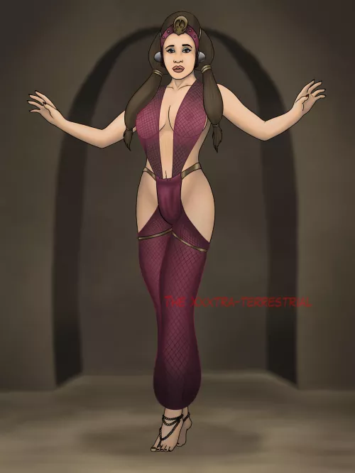 Leia’s new attire (by me, The Xxxtra-terrestrial) by TheXxxtraterrestrial