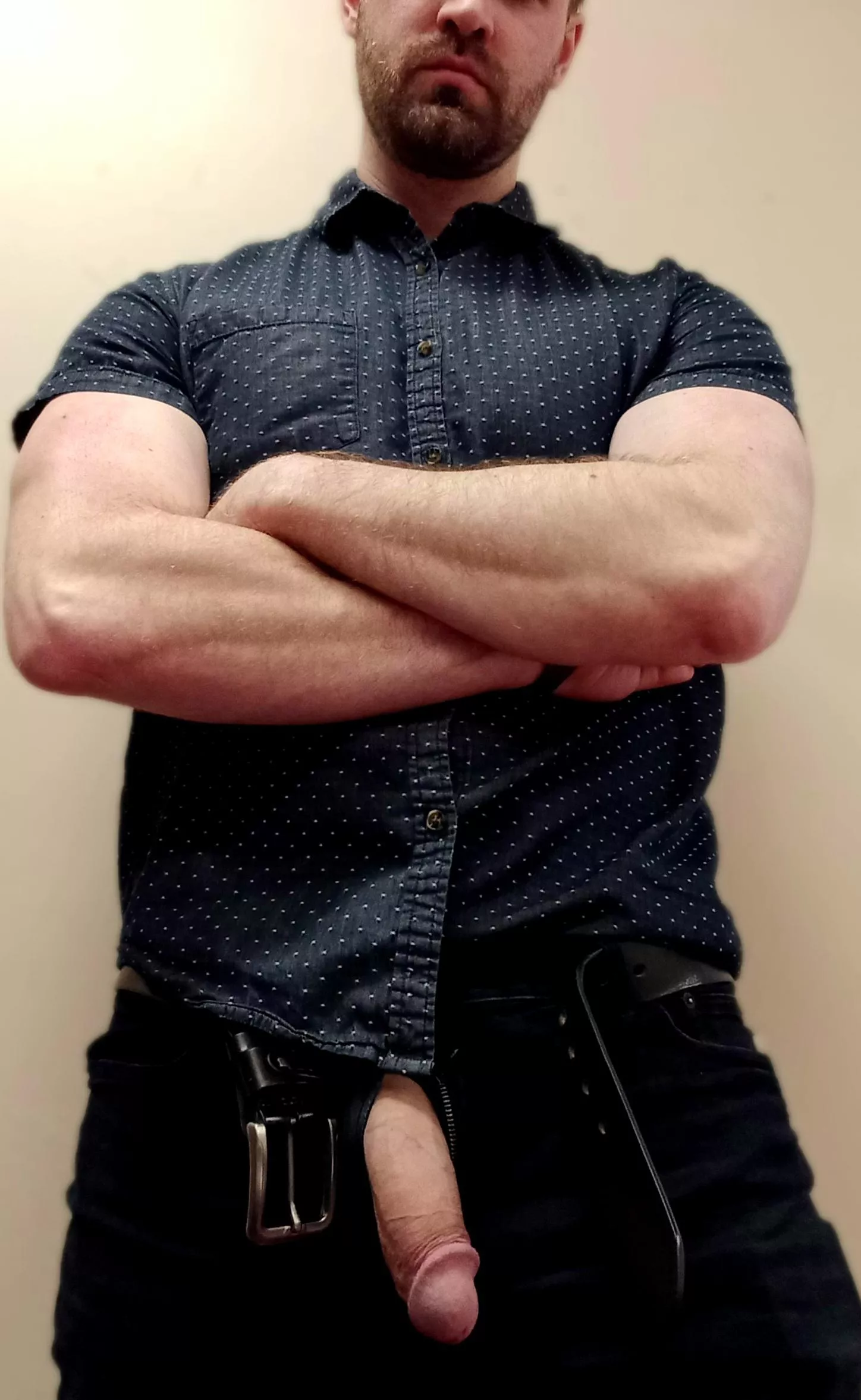 Letting my soft cock hang free at the office. It couldn't wait for the weekend to start. posted by potatoe1987