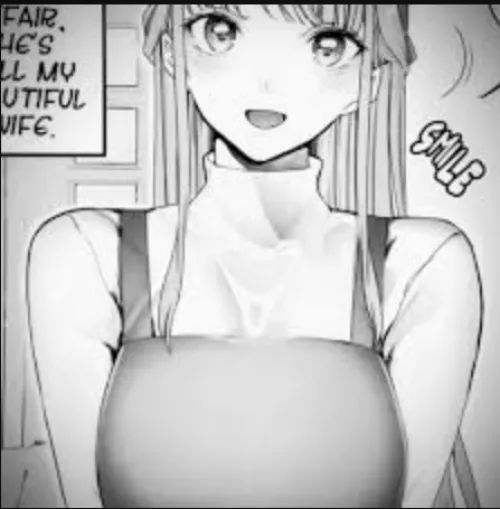 LF Mono Source: smile, fair, he's ll my utiful vife, long hair, apron, turtleneck by GundamSFS