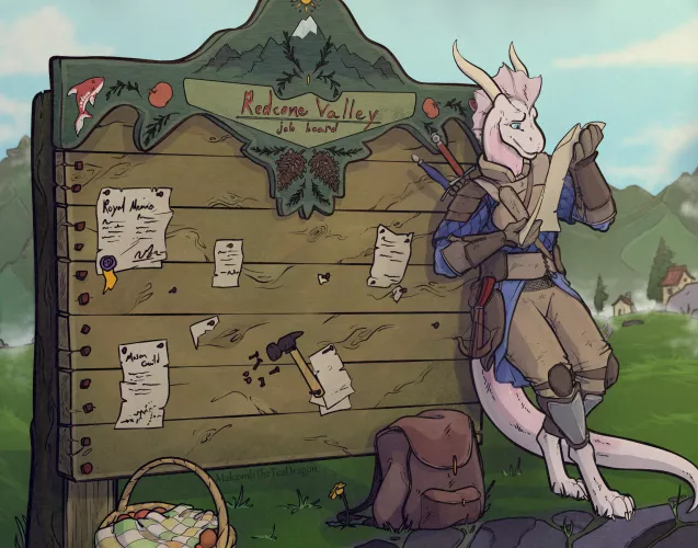 Mercenary, Digital, Art by me by AnAdorableTeaDragon