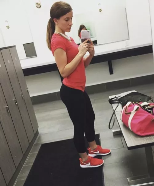 Rise and grind boys and girls. Time to get it with your girl. Killing the color matching with my outfit too :) by HereToPostGymPics