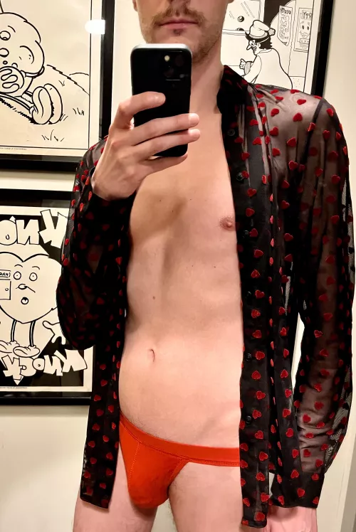 Sheer clothes and jockstraps are such a good combo by Mindless_Independent