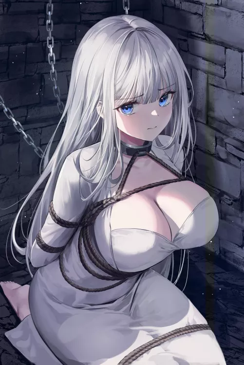 Silver-Haired Prisoner [Artist's Original] by CheetahSperm18