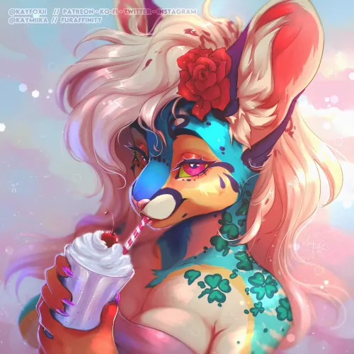 🍓strawberry milkshakes & technicolor dreams🌈⛅️ (kayfoxii) by kayfoxii