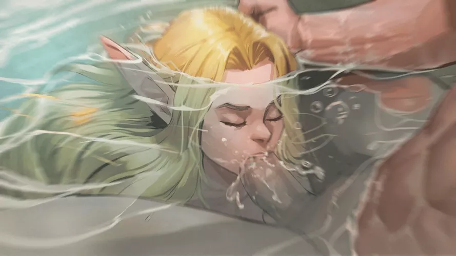 Underwater Blowjob (Artist unknown) by Byrkli