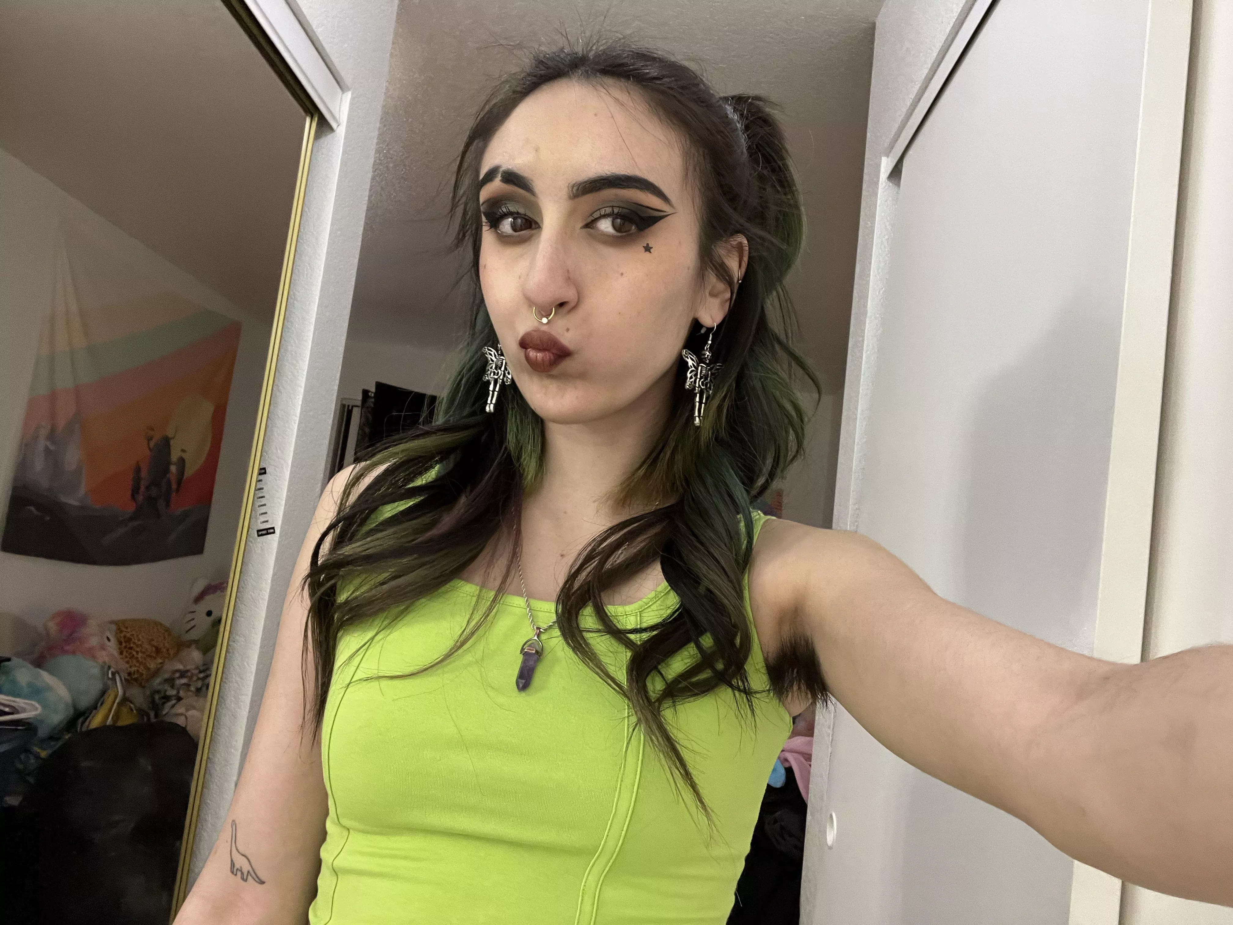 would you still hit on me after seeing my armpits? posted by skywitchh