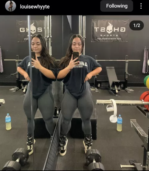 beefcake thighs Louise Whyte by Temp6689