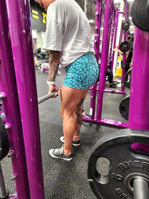 Can I get a hand to stretch after gym please, mind the wet patch by spicyjayne