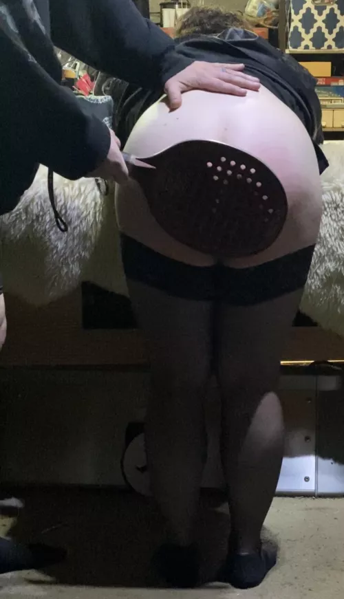 Daddy likes to make sure I don’t run away when he spanks me by RecklessFoxie