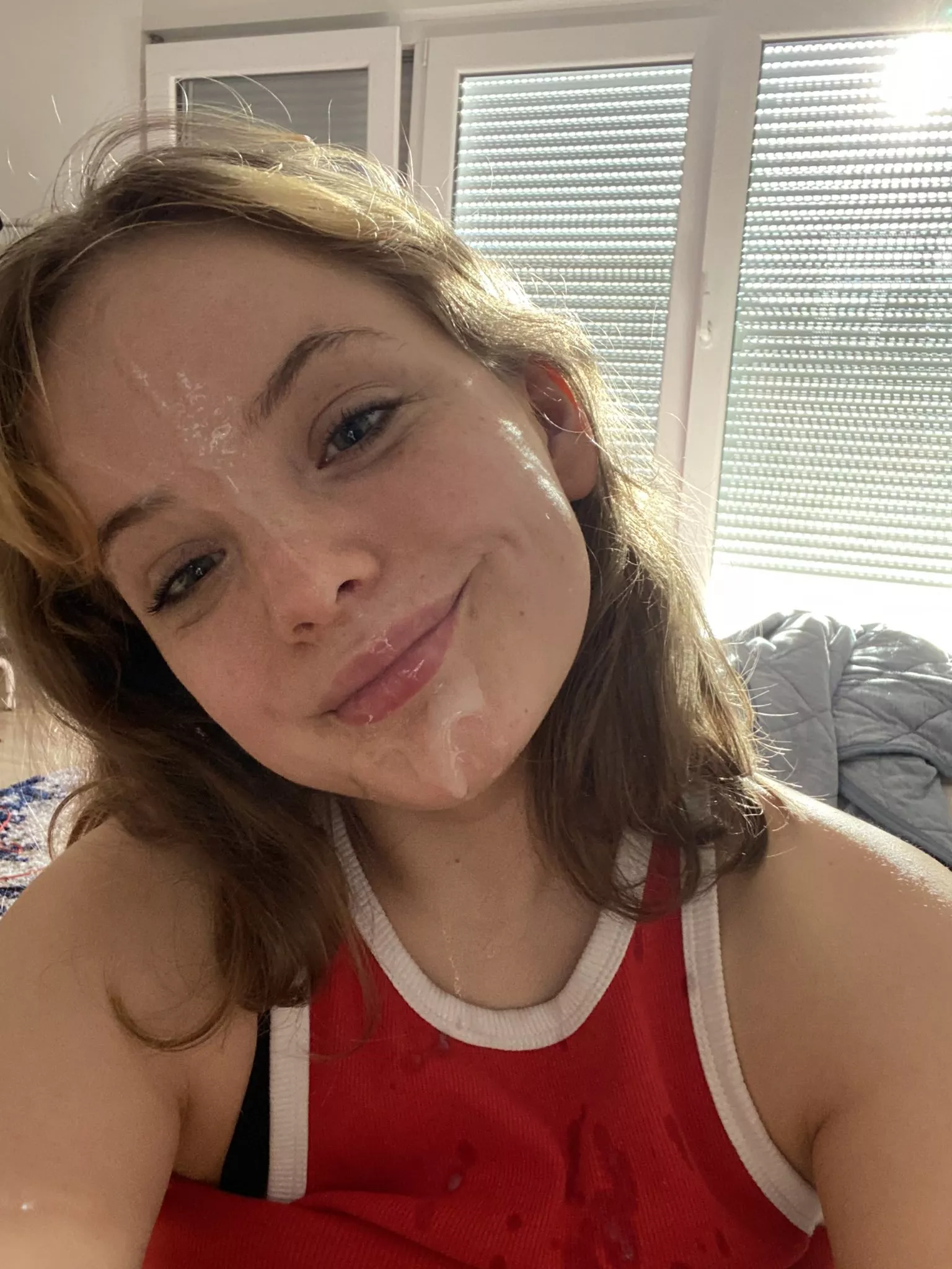 decorated her face.. she loved it! posted by codedragn