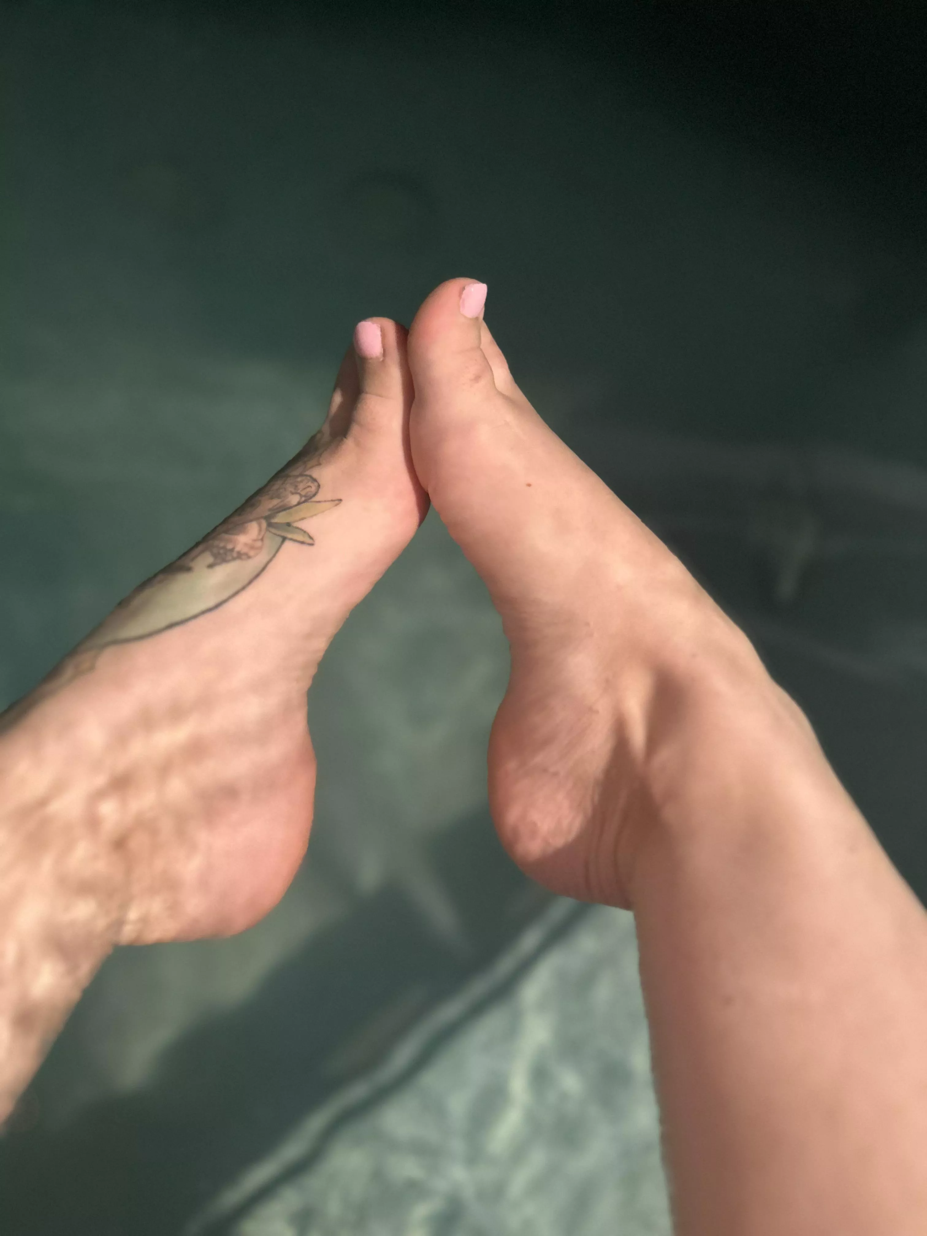 Do you like my cute little wet feet? posted by avavette81