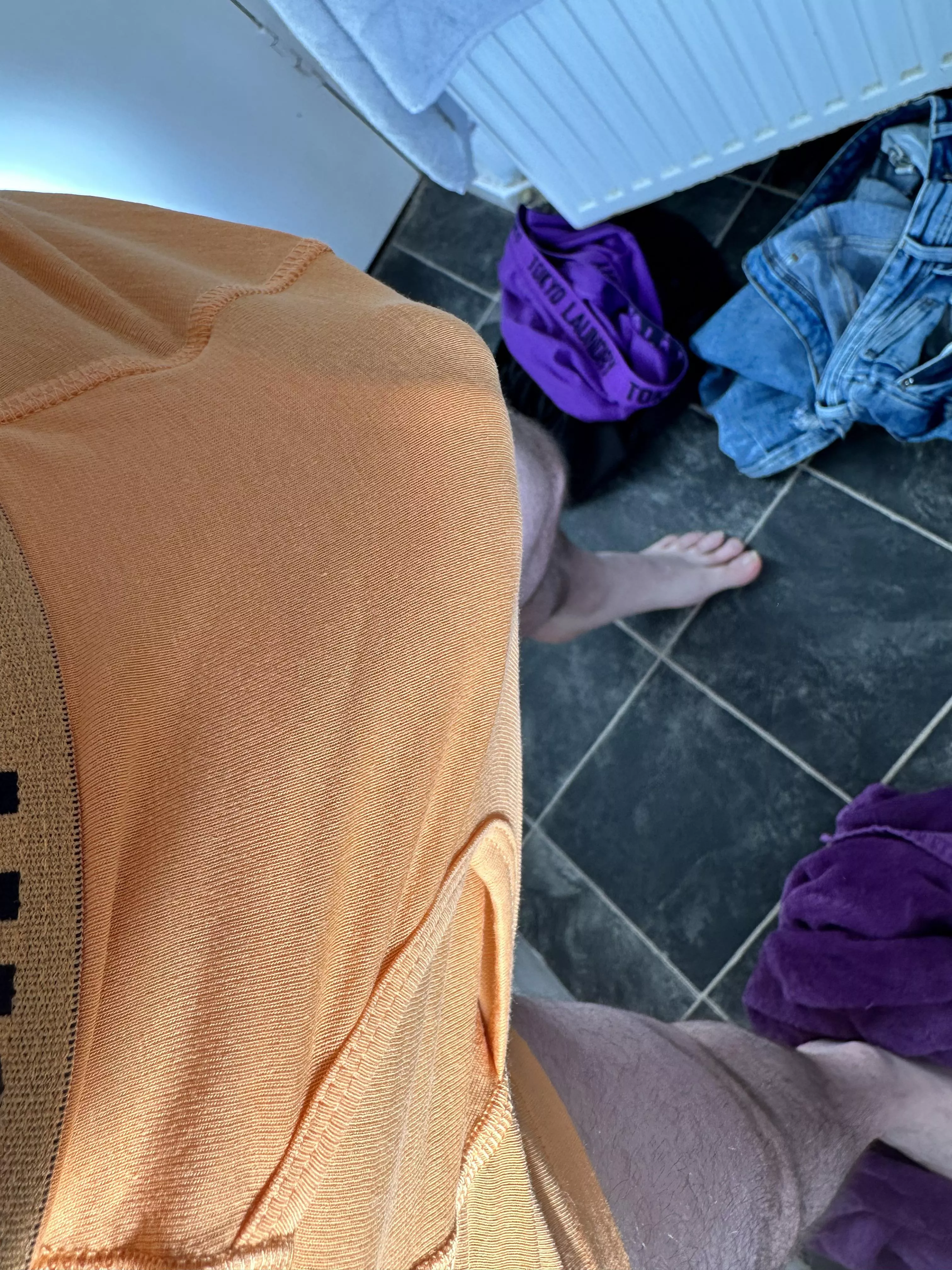 Hard dick bulge in boxer. posted by scotshornyguy