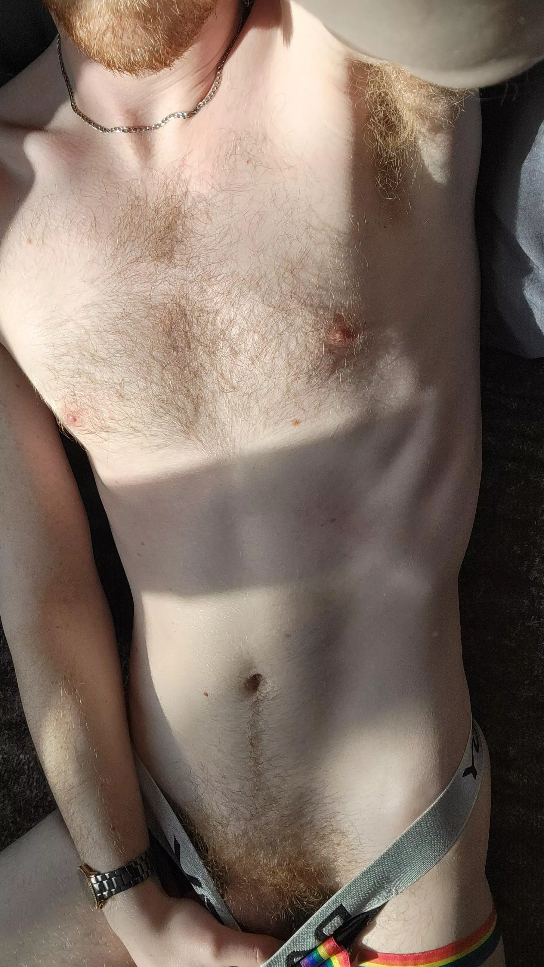 I don't love my chest hair, but I love a hairy guy. posted by chasethedick